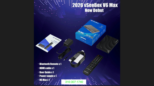 2026 VSeeBox V6 Max β 8K Android TV Box with Free Fast Shipping π