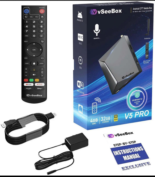🖥️ 2025 NEW vSeeBox V5 Pro –10%off Black Friday+ Fast  Free Shipping 🎄holiday special we pay the taxes🎄bulk order discounts available
