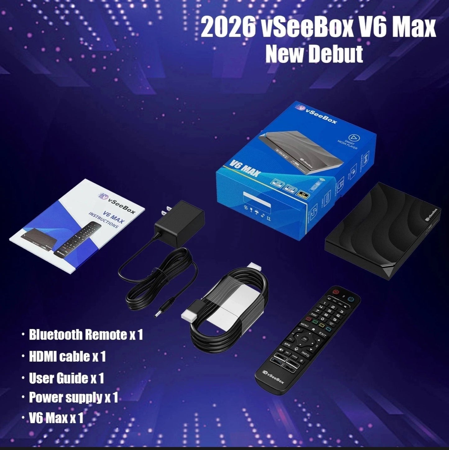 2026 VSeeBox V6 Max – 8K Android TV Box with Free Fast Shipping 🚀